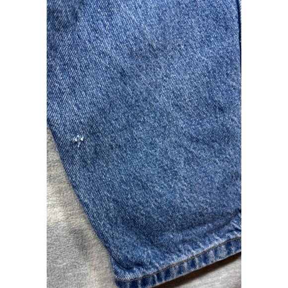 Carhartt Mens Blue Denim Jeans Size 38x30 Relaxed Fit Straight Leg Actual 35x30* - Picture 2 of 5